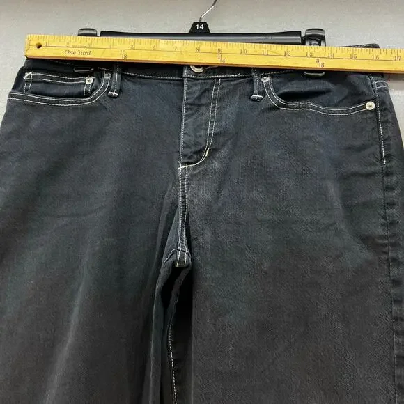 Sundance Jeans Women's Size 12 Dark Blue Straight Leg Vintage Preppy Normcore - Picture 8 of 12